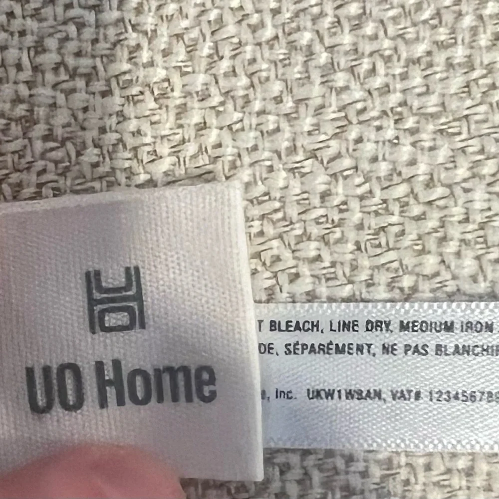 Urban Outfitters Pink and Gray Blanket
